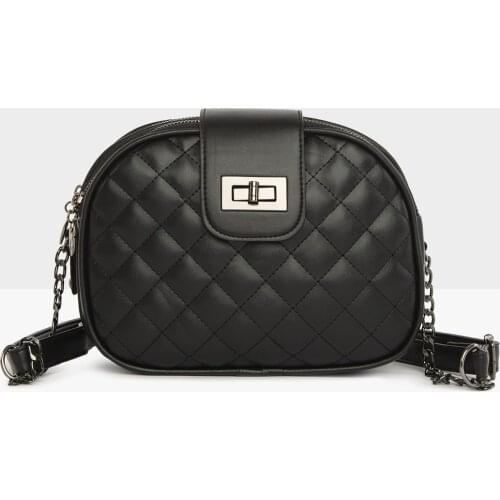 Black Women 'S Three Zipper Ziplock Bag M000003518