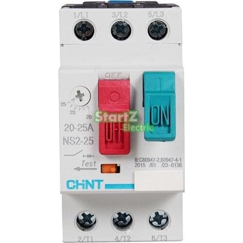 CHNT NS2-25 18A(13-18A) Motor protector motor starter Motor Circuit Breaker motor switch GV2 ME