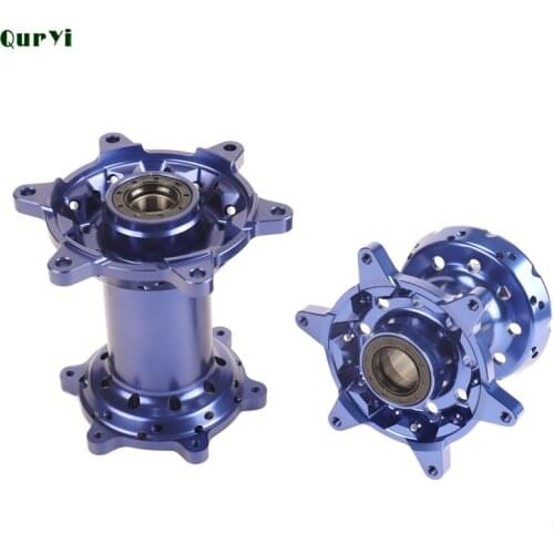 CNC Billet 36 Holes MX Front and Rear Wheels Hubs Set New For 125-530 2003-2017 2004 2005 2006 2007 2008 2009 2010 2012 2013