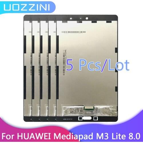 5Pcs 8.0” AAA+++ For Huawei Mediapad M3 Lite 8 8.0 LCD CPN-W09 CPN-AL00 CPN-L09 LCD Display Touch Screen Digitizer Assembly New