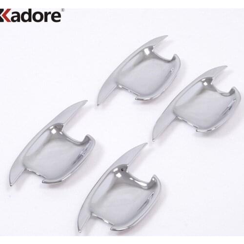 For Chevrolet Trax (Tracker) 2014 2015 2016 2017 2018 ABS Chrome Side Door Handle Bowl Cup Cover Trims Auto Accessories 4pcs/set