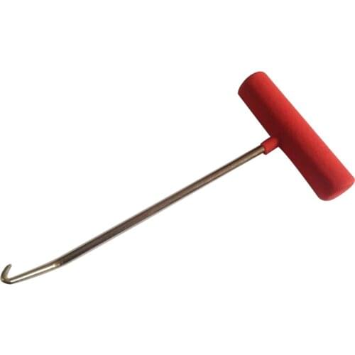 Red Metal Universal T-Handle Exhaust Spring Remover Puller Tool, Springs Installer Tool for Motorcycle