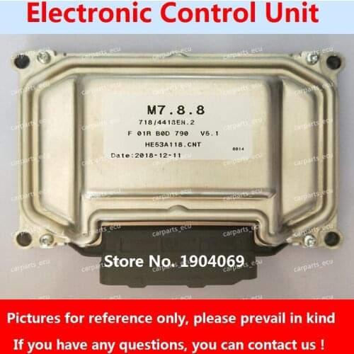 Engine Computer Board F01R00D790 06601458 F01RB0D790 ME7 ECU F01R00DJ33 01604504 F01RB0DJ33 For Geely EMGRAND Car