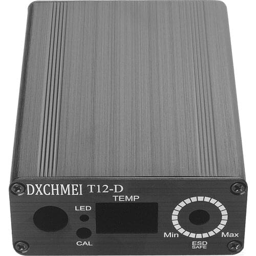 Enclosure case Alumium alloy shell for HAKKO T12 Electric Unit Digital Soldering Iron Station Temperature Controller Kits