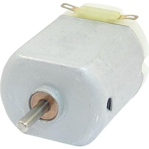 6300-23000RPM 3-6V High Torque Magnetic Electric Mini DC Motor Silver
