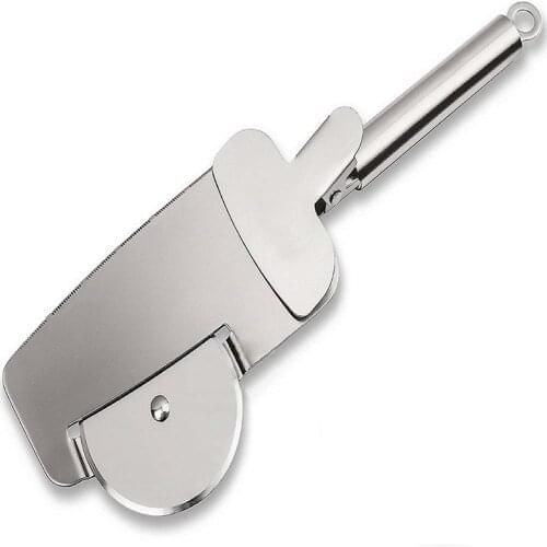 Stainless Steel Pizza Hob MultiFunction Cutting Tool Household Pizza Knife Cake Tool Kitchen Pizza Cake Tool
