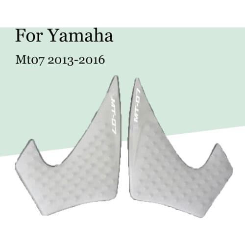 For Yamaha Mt07 13-16 Modified Fuel Tank Stickers Knee Pads Anti-Slip Tape Friction Stickers Thermal Insulation Side Stickers