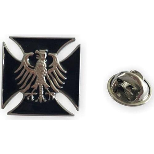 GERMAN GERMANY EAGLE CROSS METAL INSIGNIA BADGE PIN