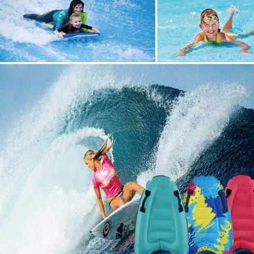 2021Newest Outdoor Inflatable Surfboard Solid Color Buoy Kickboard Kids Safe Sea Surfing Board