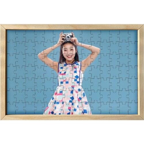 10 Packs Jigsaw Puzzles A5 Sublimation Blanks Puzzles DIY Heat Transfer Craft 80pcs
