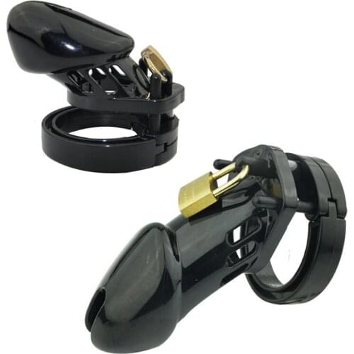 Black /Clear Plastic Chastity Device CB6000S /CB6000 Cock Cage Penis Lock Chastity Belt Prevent Derailed Sex Toys For Men Gay