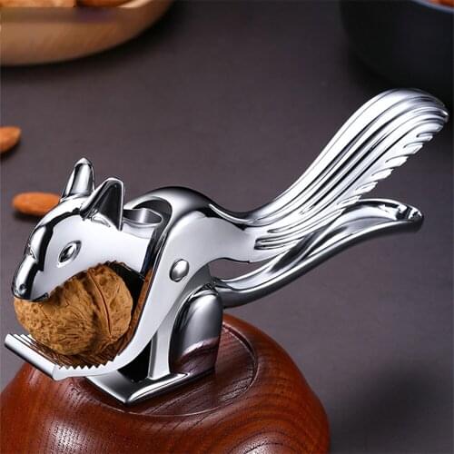 Squirrel Shape Nut PecaNutcracker Opener Sheller Hazelnut Walnut Pliers Clamp Plier Kitchen Accessories Tool Gadget Domestic