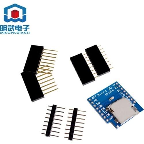 Micro SD Card Shield For WeMos D1 Mini TF WiFi ESP8266 Compatible SD Wireless Module For Arduino For WeMos D1 Mini