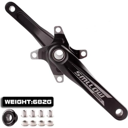 SMLLOW Crank Mountain Bike Crankset Crank Left Right 170mm Square Hole Crank Single Plate Accessories