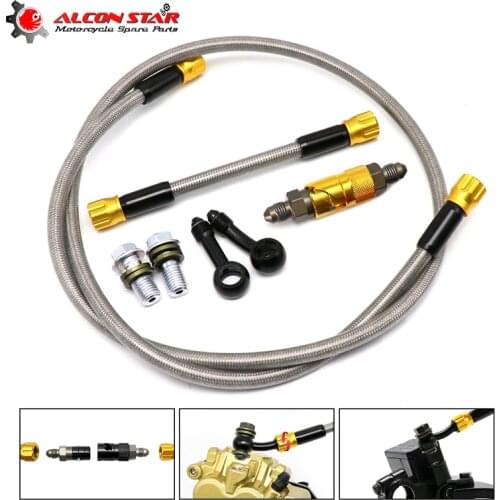 Alconstar-Motorcycle AN3 Brake Caliper Quick Remove Cover Disassembly Replace Brake Line Connector Universal For Yamaha Kawasaki