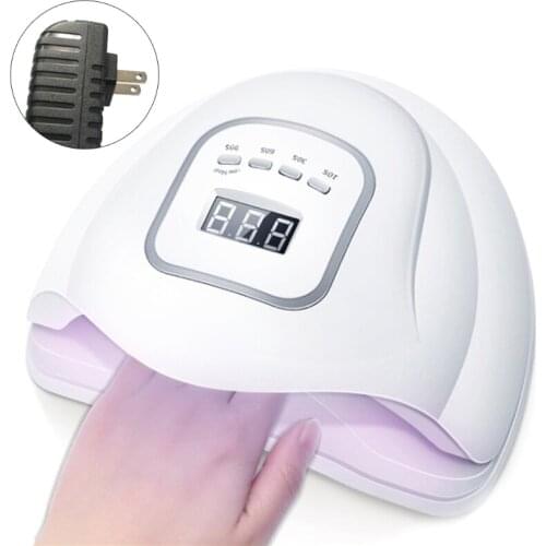 GXMC 120W UV LED Manicure Pedicure Light Lamp Nail Dryer with Infrared Auto Sensor for Gel Polish Professional Nail Art Tools