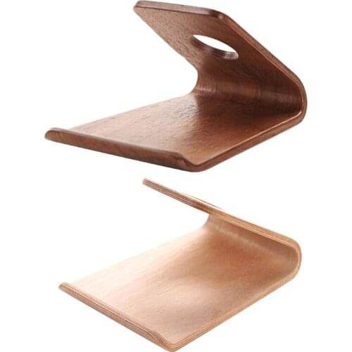 Universal Cute Wooden Bamboo Tablet Stand for Desk Nightstand (1 Pcs) 95AF
