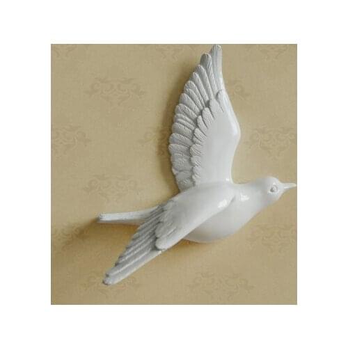 Animal Home resin bird living room bedroom romantic TV background wall mural pendant three-dimensional wall