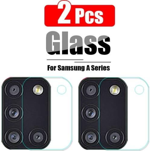 2 Pcs Camera Protective Glass For Samsung Galaxy A01 A11 A21 A21S A31 A41 A51 A71 M11 M21 M31 M31S M51 S20 Plus FE Note 20 Ultra