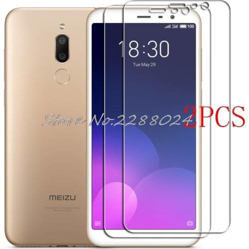 2PCS FOR Meizu M6T Tempered Glass Protective on Meizu M6T 5.7" Screen Protector Glass Film Cover