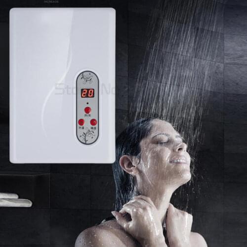 7000W Electric Water Heatin Instant Electric Tankless Water Heater Instantaneous Water Heater Instant fast 3 seconds hot shower
