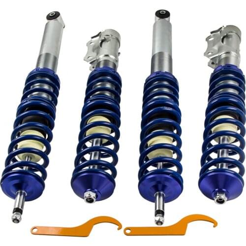Coilover Spring Strut Skocks Kit for Vento 94-98/ For VW Golf MK2 MK3 A2 A3 1G for MK3 GOLF and JETTA Blue Absorber Struts