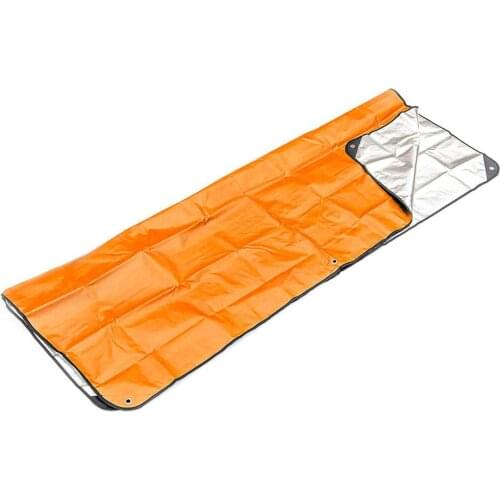 Outdoor First Aid Emergency Blanket Emergency Sleeping Bag Insulation Reflective Orange Aluminized Film