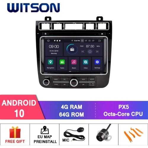 WITSON Android 10 CAR DVD PLAYER FOR VW TOUAREG 2016 2017 Car Multimedia Player Stereo AutoAudio GPS Navigation DVD Video