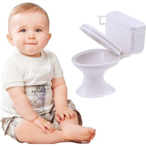 White Dollhouse Minaiture Furniture Bathroom Model Toilet Screen