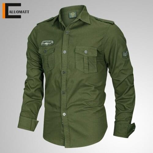 CALUOMATT Men's Long Shirts