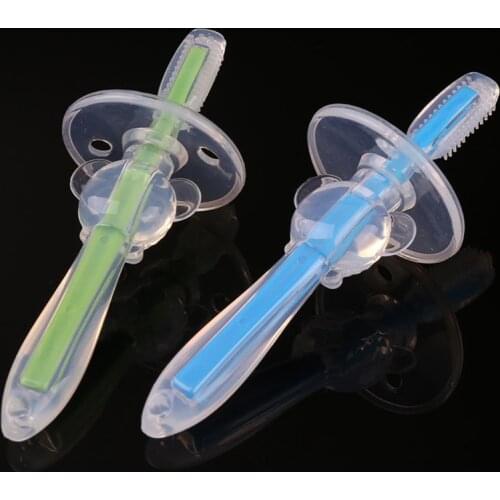 BABY Soft Chewable Bendable Teether Training Toothbrush brush For Infants