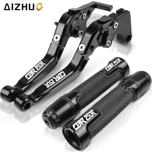 For HONDA CBR250R CBR 250R CBR 250 R 2011-2013 2012 CNC Aluminum Motorcycles Accessories Brake Clutch Lever Handle Grips