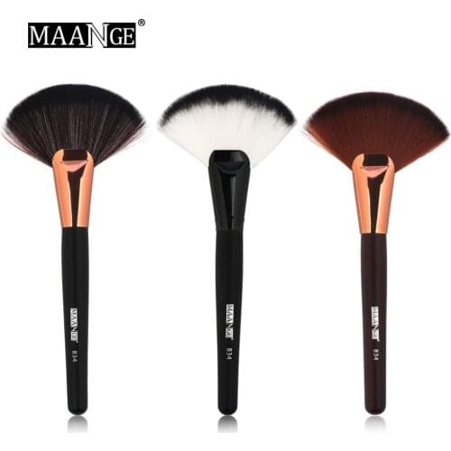 Hot Selling MAANGE Single Fan Blush Brush Foundation Brush Beauty Tools Fast Sell Makeup Cosmetic Gift for Women