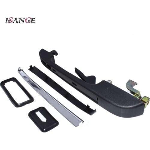 ISANCE Outside Door Handles 191837205A 191837206A Rear Right For VW Golf Jetta Quantum Rabbit Scirocco
