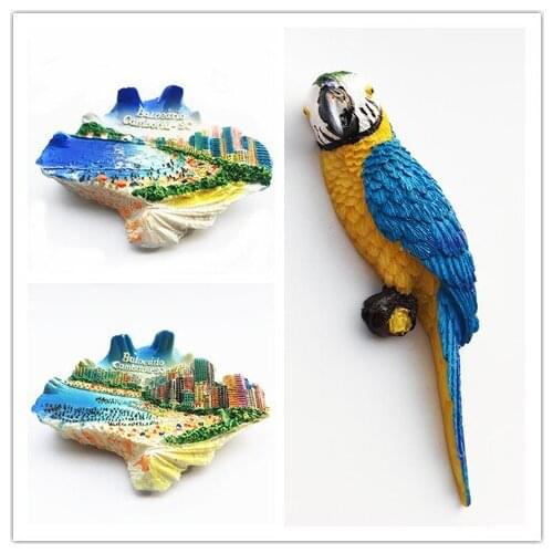 Brazil Rio de Janeiro 3D Fridge Magnet Tourist Souvenirs Refrigerator Magnetic Stickers Travel Gifts