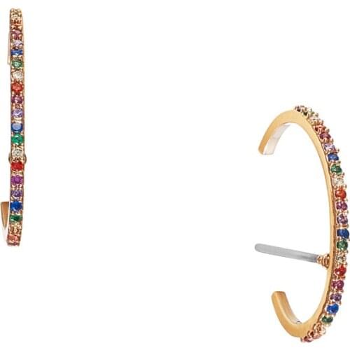 Fashion simple lovely girls earring gift fine quality long multicolored bar skinny bar classic minimal charming earrings stud