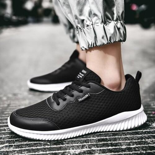 Big Size Men Shoes Summer new Fashion Breathable Gym Shoes Light Outdoors Wear Resitant Shockproof Non-slip Casual Running Shoes