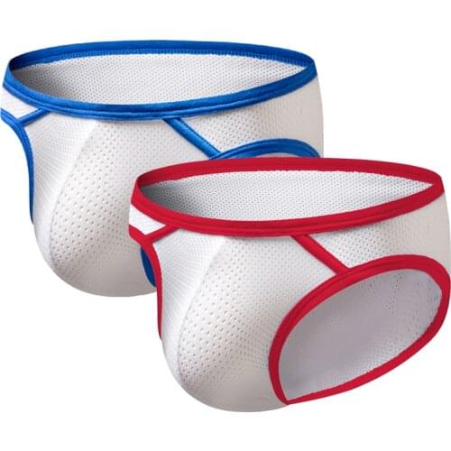 ORLVS Brand Mens Sexy Briefs Underwear Men Tights Thin Nylon Fabric Brief For Men Genuine Brand Gay Men Breathable Briefs