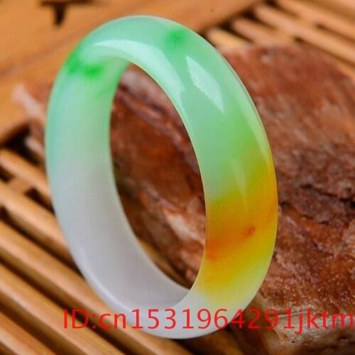 Jade Bangle Bracelet Amulet Fashion Men Gifts Charm for Muticolor Women Chinese Natural 5A+ Jewelry