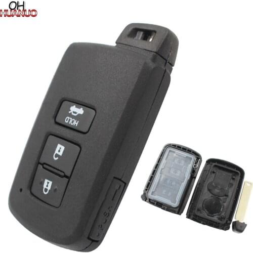 New Replacement Smart Remote Key Shell Case Fob 3 Button for Toyota Avalon Camry