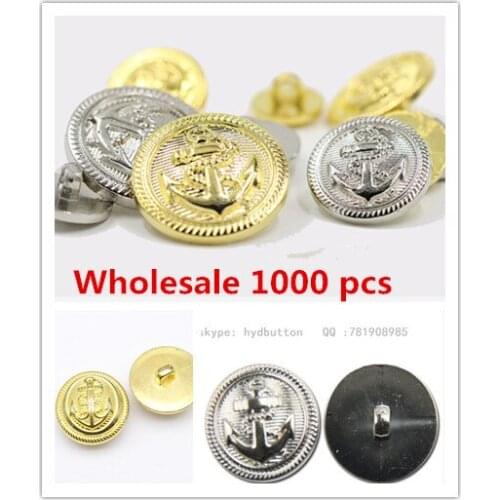 Wholsesale Sewing Plastic button with Anchor for Craft Garment Coat Accessories ABS buttons Hair Accessories 1000pcs Free