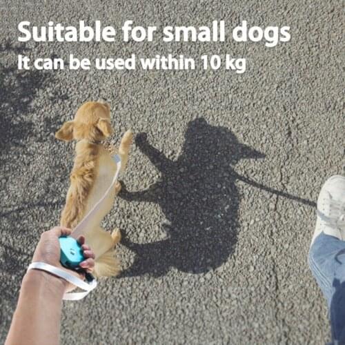 Dog Leash Automatic Retractable Cute Mini Portable Nylon Leash Outdoor Walking Suitable For Small Medium-Sized Dog Pet Supplies