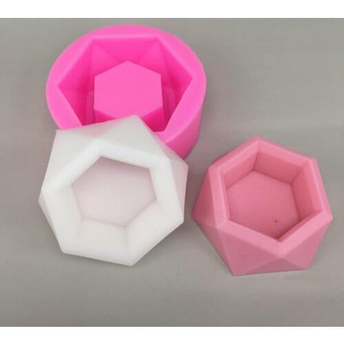 Silica Gel Mold DIY Ashtray Plaster Cement Mould For Plant Decorating Succulent Plants Silicone Molds Art Flower Pot Concrete