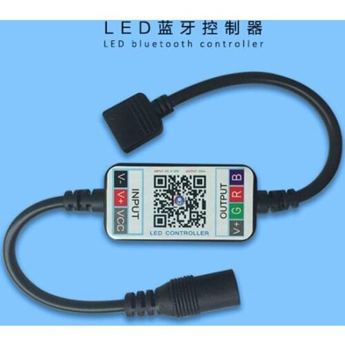Led bluetooth rgb/rgbw controller;DC5-24V input;3A*4CH output