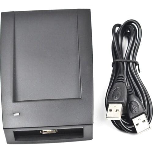 1pcs/lot Access Control 125Khz USB RFID ID EM Card/Keyfobs Reader+5pcs EM4100 card +5pcs EM4100 keychain