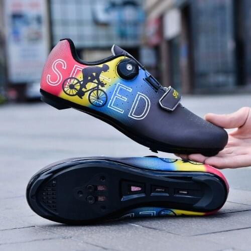 New Road Cycling Shoes Quality Breathable Outdoor Self-locking Men Women Bike Sapatilha Ciclismo Racing Shoes