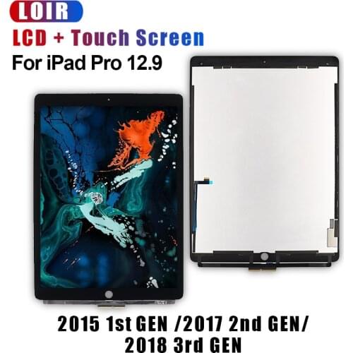 100% NEW For iPad Pro 12.9" 1st / 2nd / 3rd Gen 2015/2017/2018 LCD Display Touch Screen Digitizer Assembly Replacement parts