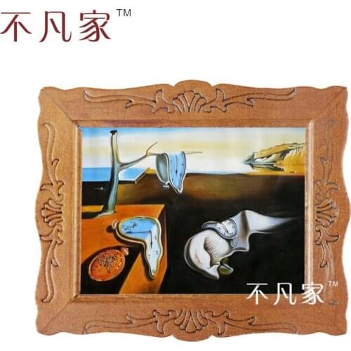 1:12 scale Wholesale miniature classical the Persistence of Memory oil painting D-19