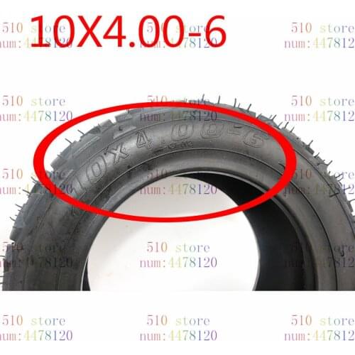 10X4.00-6 10*4.00-6 Tires snow plow Go karts ATV Quad bike OFF-Road Tubeless Vacuum tyres 10 inch vacuum tyre