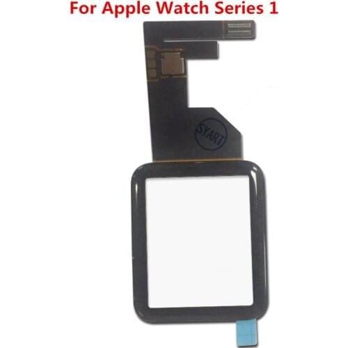 38mm 42mm Black Front Touch Screen Touch Panel Front Glass Lens Digitizer Replacement For Apple Watch Series 1